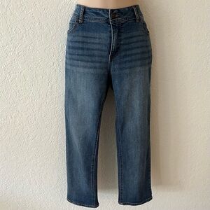 Est.1946 Denim Ankle Curvy Size 6 Jeans with Brown Thread